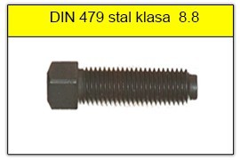 DIN 479 - PN 82307 stal klasy 8.8