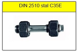 DIN 2510 - PN-74302 stal C35E