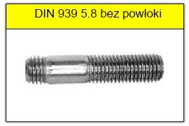 DIN 939 5.8 bez powłoki