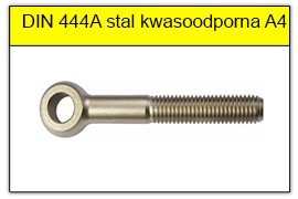 DIN 444A - PN-82425 stal kwasoodporna A4