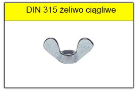 DIN 315 żeliwo ciągliwe