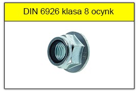 DIN 6926 klasa 8 ocynk