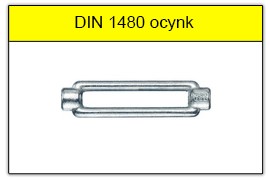 DIN 1480 stal C15 ocynk 