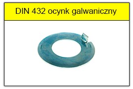 DIN 432 - PN-82016 ocynk galwaniczny