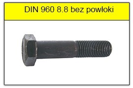 DIN 960 8.8 bez powłoki