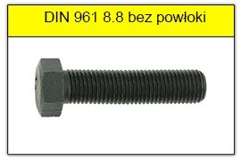DIN 961 8.8 bez powłoki