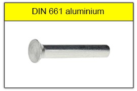 DIN 661 aluminiowe