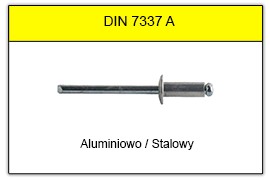 DIN 7337 - Nity zrywalne Al-St