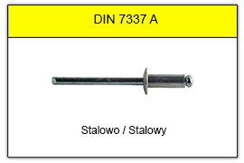 DIN 7337 - Nity zrywalne Stal/Stal