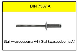 DIN 7337 - Nity zrywalne A4/A4