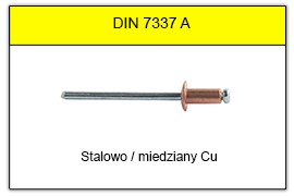 DIN 7337 - Nity zrywalne St/Cu