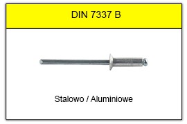 DIN 7337 - Nity zrywalne stożkowe Al St