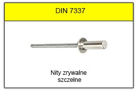 DIN 7337 - Nity zrywalne szczelne