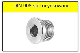 DIN 908 stalowy 